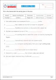 Class 5 Nco Worksheet 11 Sample Question Paper Question Paper Model Question Paper
