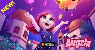 This application for your android will allow you to feel like a fashion designer, designer and hairdresser. Download My Talking Angela Apk For Android