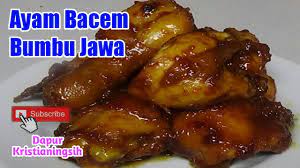 Resep ayam bacem mudah super nagihh,nambah lagi resep andalan. Resep Ayam Bacem Bumbu Jawa Youtube
