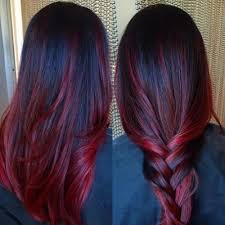 Black And Dark Red Highlights 50 Stunning Dark Red Hair Color Dark Red Hair Color Red Ombre Hair Light Hair Color