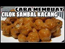 Cara Membuat Cilok Bumbu Kacang Youtube Kacang Resep