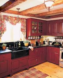 Filter by style, size and many features. Color Schemes Are A Basic Yet Key Element Of A Kitchen Remodel Locating Ingenious Econo Red Kitchen Cabinets Country Kitchen Designs Interior Design Kitchen