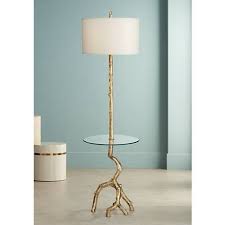 Beachwood Gold Leaf Tree Branch Tray Table Floor Lamp 18w08 Lamps Plus Floor Lamp Table Floor Lamp Lamp