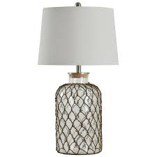 Stylecraft Home Collection 30 25 In Seeded Standard 3 Way Switch Table Lamp With Fabric Shade Table Lamp Lamp Linen Lamp Shades