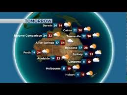Abc World Weather Fly With Australian Synoptic And Satellite