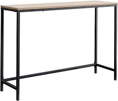 Amazon Com Sauder North Avenue Sofa Table Charter Oak Finish Kitchen Dining In 2020 Entryway Table Decor Sofa Table Narrow Sofa Table
