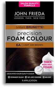 You choose a light or dark ash brown hair color you desire, such as smokey ash brown. Precision Foam Colour 6a Brilliant Brunette Light Ash Brown John Frieda
