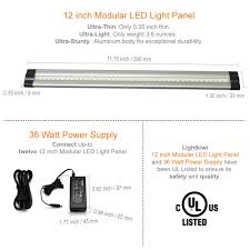 Cool White Led Under Cabinet Lighting Pro Kit L4404