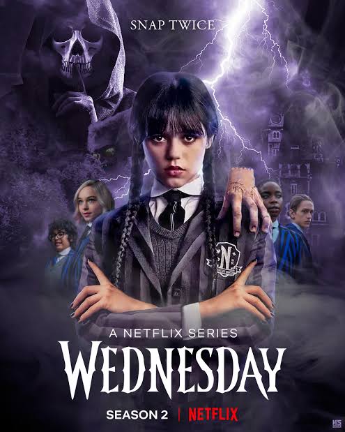 Wednesday (2025) Season 2 [Ep01-04 Added]  [ORG Hindi]