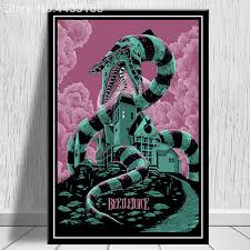 Movie info alpha coders 32 wallpapers 2 mobile walls. Posters And Prints Beetlejuice Classic Horror Movie Poster Wall Art Picture Canvas Painting For Bar Room Decoration Home Decor Painting Calligraphy Aliexpress