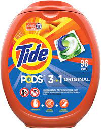 Eating tide pods a dumb and dangerous fad. Amazon Com Tide Pods Laundry Detergent Soap Pods High Efficiency He Original Scent 96 Count Health Personal Care