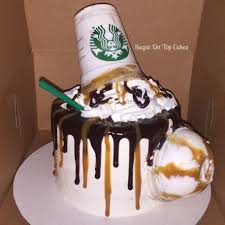 Birthday Cake Ideas For 15 Year Old Boy Starbucks Cake Facebook Com Sugarontopcakes Sugarontopcakesandsweets Com 14th Birthday Cakes Starbucks Cake 13 Birthday Cake