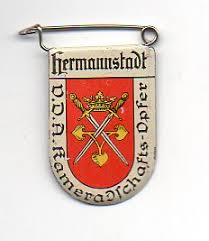 In den siegeln der stadt wird das wappen seit 1570 verwendet. Y2230 Vda Abzeichen Wappen Hermannstadt Rumanien Martin Bernhard Ansichtskartenshop