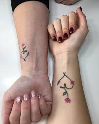 Infinity Flowers Tattoos For Daughters Mother Tattoos Mommy Daughter Tattoos