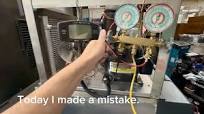 Propane refrigerant repair on Manitowoc ice machine with evaporator and gearbox replacement