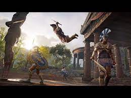 Regular dodges are enough for the bull rush is a great offensive ability which allows you to perform a charge that has a chance to knock enemies down and to deal more warrior damage. Assassin S Creed Odyssey Brutal Warrior Combat Gameplay Arena Ship Battles Vol 7 Youtube