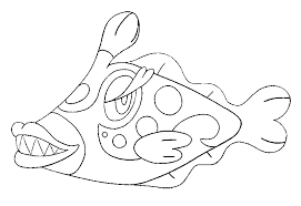 Show your kids a fun way to learn the abcs with alphabet printables they can color. Coloring Page Pokemon Sun And Moon Bruxish 18