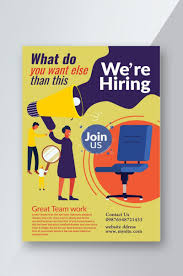A creative feature that keeps the job page shorter and less imposing. Job Ad Templates Free Graphic Design Templates Psd Download Pikbest