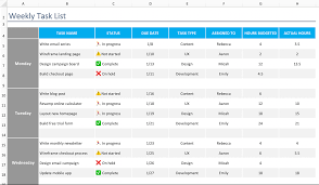 Show all costs and final formula adds it all up. Free Task And To Do List Template In Excel Teamgantt