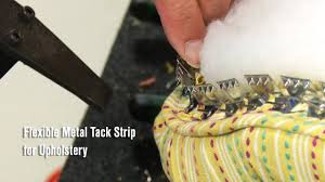 The edges of the carpet pad should go up to the edge of the tack strips. How To Use The Flexible Metal Tack Strip Youtube
