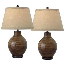 Sold and shipped by lamps plus. Venezia 28 In Brown Coffee Brushstrokes Table Lamp Set Of 2 Br590bhwt Stp The Home Depot