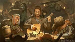 Art Bard S Tale At The Drunken Ram By Bob Kehl Dnd Fantasy Character Design Art Bard