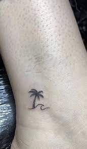 Grey ink palm tree tattoo. 125 Unique Palm Tree Tattoos You Ll Need To See Tattoo Me Now