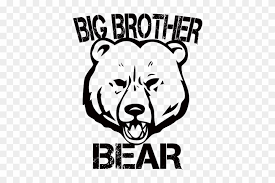 Brother printer printing black with white letters. Big Brother Bear Best Dad Ever Cap Gray Throw Blanket Free Transparent Png Clipart Images Download