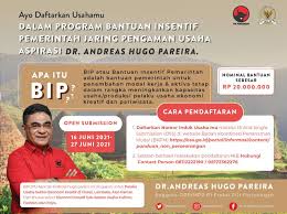 We did not find results for: Bantuan Modal Usaha Bip Aspirasi Untuk Pelaku Ekonomi Kreatif Di Florata