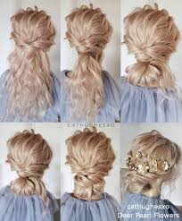 See more ideas about long hair styles, hair styles, hair beauty. 18 Wedding Hairstyles Tutorials For Brides And Bridesmaids Deer Pearl Flowers