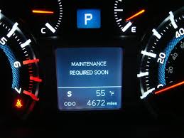 Turn your ignition key to the 'acc' or 'lock' position. Maintenance Required Soon Toyota 4runner Forum Largest 4runner Forum