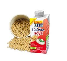 Los granos de soya son ricos en proteína y fibra dietética y al mismo tiempo son bajos en grasa. Crema De Soja Para Cocinar Bio 200ml De La Deliciosa Ethnic Food Mentta Es