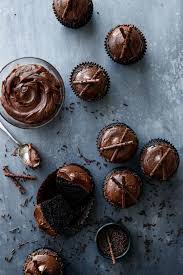 Ultimate Chocolate Cupcakes With Chocolate Cloud Frosting Love And Olive Oil Recipe Cloud Frosting Cupcake Recipes Chocolate Chocolate Fudge Frosting