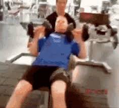 Even If You Have A Spotter You Can Still Have A Gymfail Funny Gif Funny Funny Photos