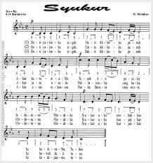 Maybe you would like to learn more about one of these? Lirik Lagu Nasional Syukur Beserta Notnya