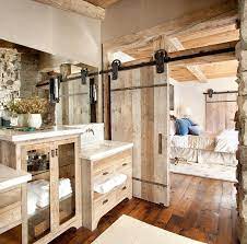 Barn door for master bath. 15 Sliding Barn Doors That Bring Rustic Beauty To The Bathroom