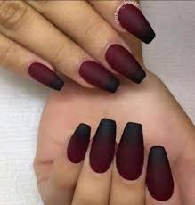Nails Design Dark Red 55 Ideas For 2019 Matte Nails Design Dark Nails Trendy Nails