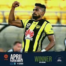 Roy Krishna Voted April Pfa Player Of The Month Wellington Phoenix
