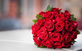 All kinds of flowers look great in a red rose wedding bouquet, but the red rose always stands out and makes a statement of its own. Download Wallpapers Red Roses Bouquet Bridal Bouquet Red Roses Wedding Red Bouquet Roses Beautiful Flowers For Desktop Free Pictures For Desktop Free