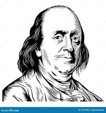 Franklin Caricature Stock Illustrations