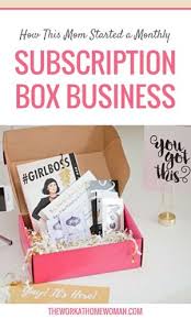 Pin By Almost Practical Organization On The Work At Home Woman Subscription Box Business Subscription Business Monthly Subscriptions