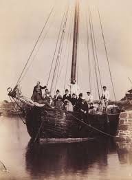 Victor Billaud Attribue A 1852 1936 Vacances A Royan Aout 1888 Emile Zola En Bateau Adosse Au Mat