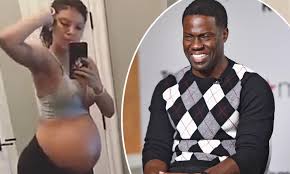 Kevin Hart posts sweet video of pregnant wife Eniko | Daily Mail Online
