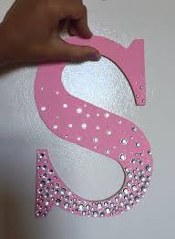 Decorating Wooden Letters Letter A Crafts Wooden Letters Decorated Decorative Letters