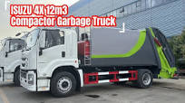 ISUZU Waste Compactor truck/GIGA 10 Tons Compressed Garbage Truck