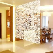 This sliding room divider can be easily installed in a studio apartment or condo between bedroom and living room spaces. Flower Hollow Hanging Screen Curtain Room Divider Partition Wall Home 3 Color Home Living Room Decorative Screen Curtain Screens Room Dividers Aliexpress