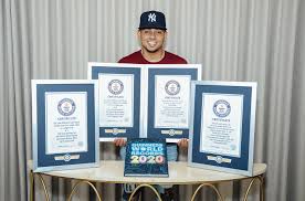 ozuna receives four guinness world records titles billboard