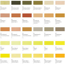 hkh soft pastel colour chart 2 the paint spot