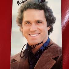 Gregory Harrison SIGNED Postcard 80s TV Movie Actor Trapper John, M.D.  Handsome