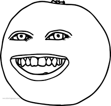 I figured that some of you would be fans of annoying orange, or maybe you'd like to annoy someone and turn them into an orange.hahahahahahah. Funny Orange Coloring Page Free Coloring Library